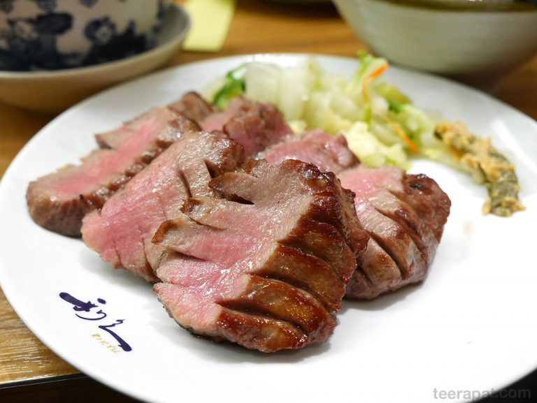 ข้าวลิ้นวัวร้าน Rikyu สถานี Hakata – Kyushu 2014 ตอนที่ 11.1