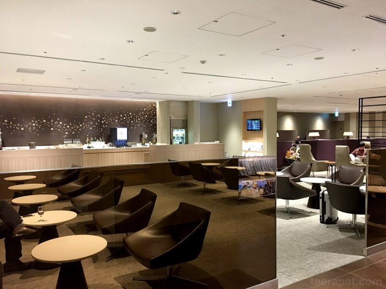 รีวิว Sakura Lounge (Japan Airlines) สนามบิน Haneda – Tokyo