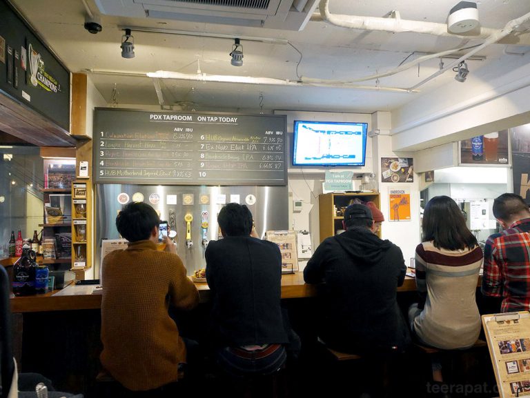 PDX Taproom ร้านนี้เสิร์ฟแต่คราฟท์เบียร์จาก Portland – Shibuya