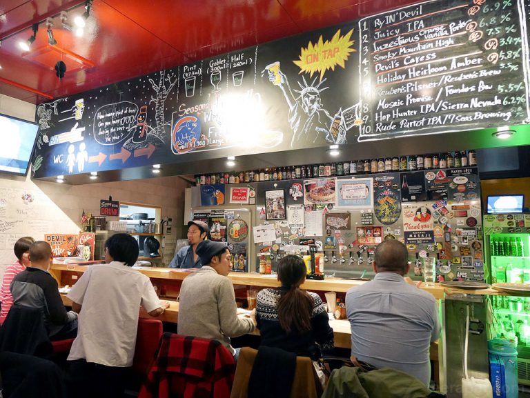 Devil Craft คราฟท์เบียร์และพิซซ่าสไตล์ชิคาโก้ สถานี Hamamatsucho