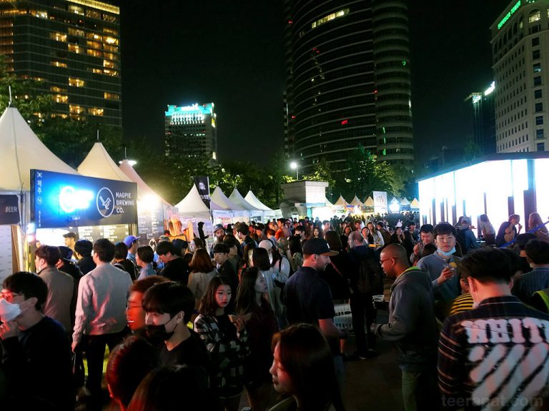 บรรยากาศงานเบียร์ Great Korean Beer Festival – โซล เกาหลี