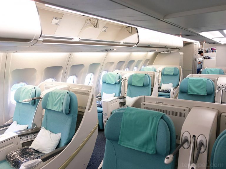 รีวิว Business Class สายการบิน Korean Air กรุงเทพ-โซล-กรุงเทพ