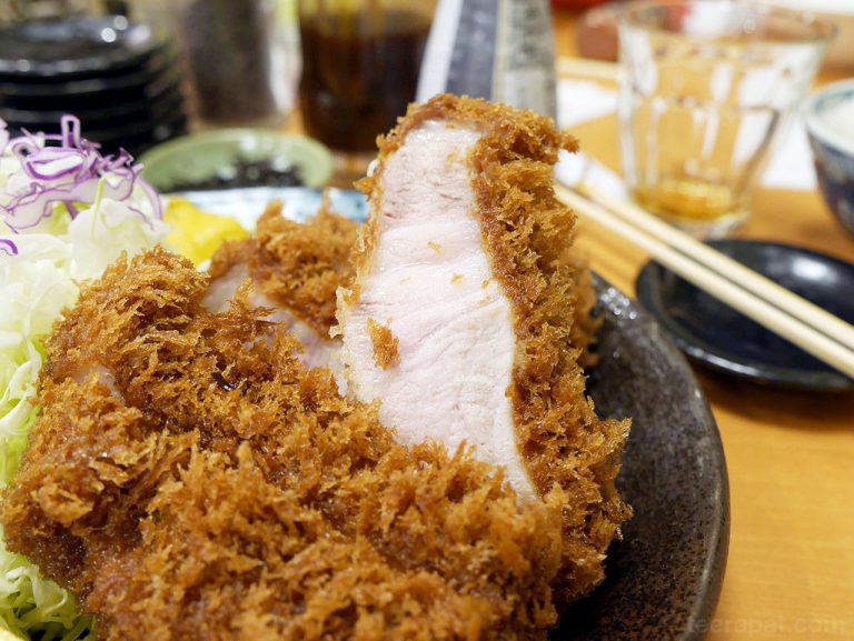 Daimon Aoki หมูทอด Tonkatsu ร้านอร่อย สถานี Hamamatsucho