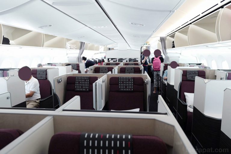 รีวิว Business Class สายการบิน Japan Airlines โตเกียว-กรุงเทพ
