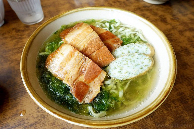 Nakamura Soba ชิมโอกินาว่าโซบะร้านดังวิวทะเลสวยงาม เกาะ Okinawa