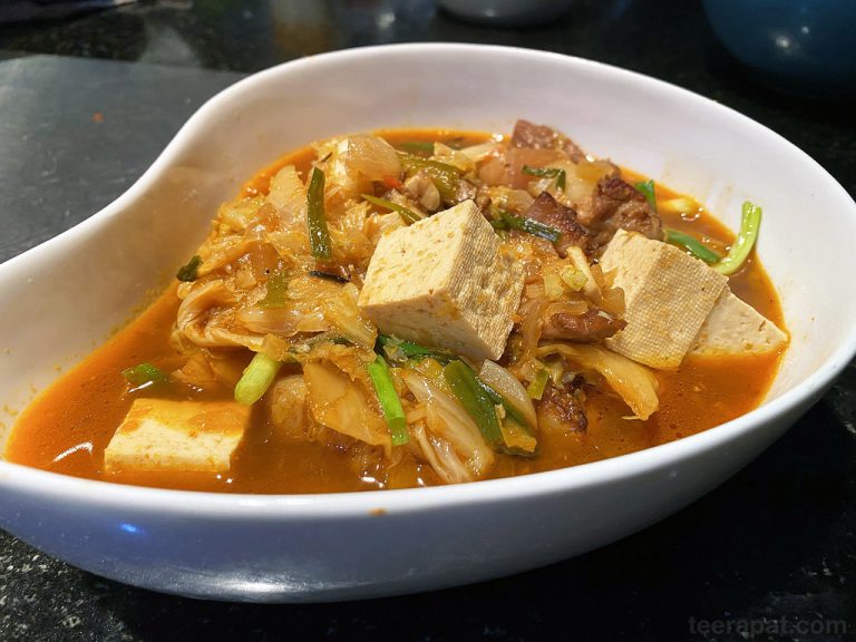 ซุปกิมจิเต้าหู้ Kimchi-Jjigae สูตรอร่อยง่าย ทำไม่ยาก ของไม่เยอะ