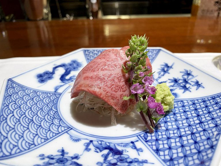 Ginza Ishizaki โอมากาเสะเนื้อวัว A5 ย่านกินซ่า โตเกียว