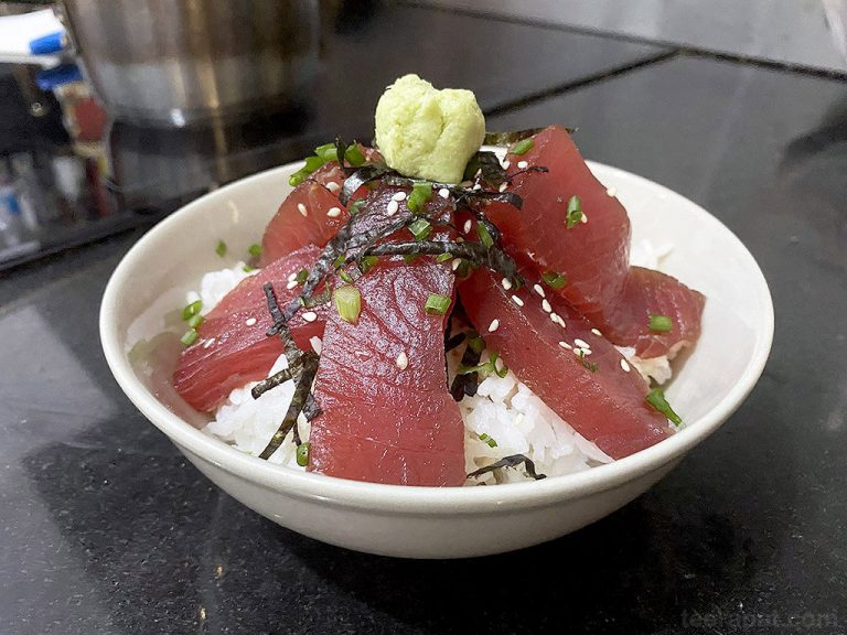 Maguro no Zuke don ข้าวหน้าปลาทูน่าหมักโชยุ ทำง่าย ทานเพลิน